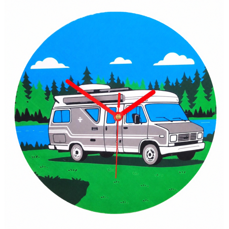 Zegar ścienny kamper Fiat Ducato 600