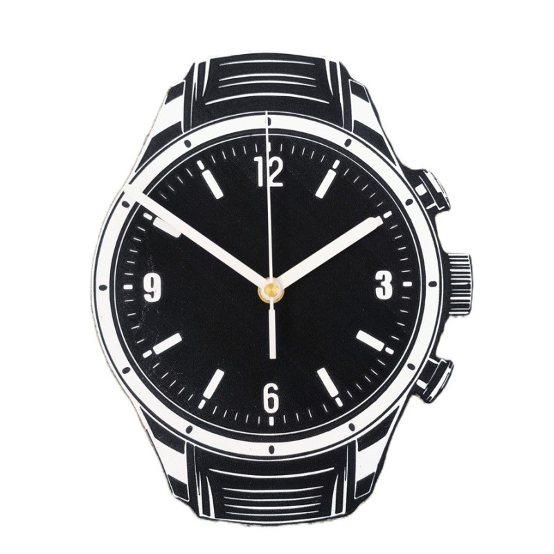 Zegar Ścienny Chrono Black