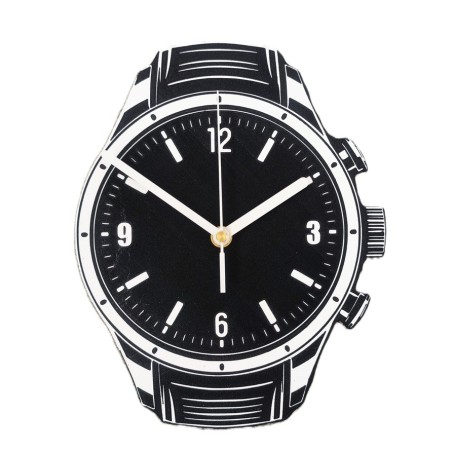 Zegar Ścienny Chrono Black