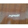 Napis Menuet na radio