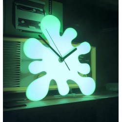 Zegar ścienny Kleks Glow