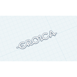 Napis na radio Eroica