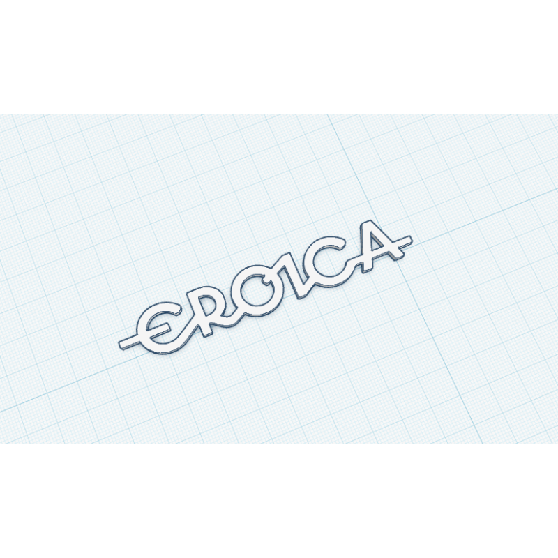 Napis na radio Eroica