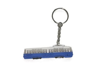 Brelok Tramwaj biało-niebieski