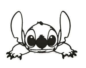 Wall art Stitch 3D 21cmx15cm