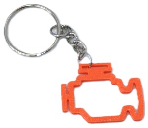 Brelok kontrolka Check engine